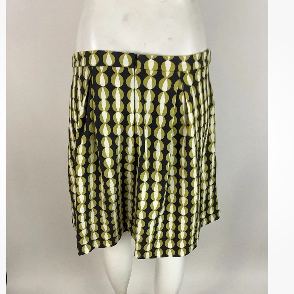 Boden Sz 8 Retro Twee Preppy Look A-Line Skirt Multicolor Modal Cotton - Picture 3 of 7